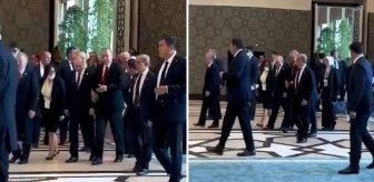 Cumhurba�kan� Erdo�an ve Rus lider Putin kol kola girip y�r�d�